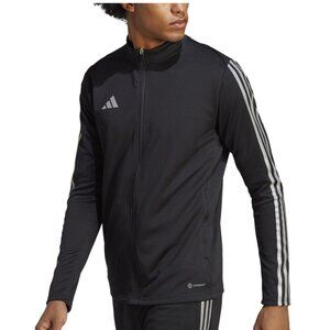 Adidas Men's Trio 23 Slim Fit Reflective Zip-Front  Track Jacket